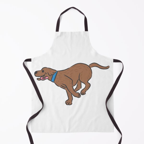 Item preview, Flat Coated Retriever dog running fast active pose. designed and sold by monkik.