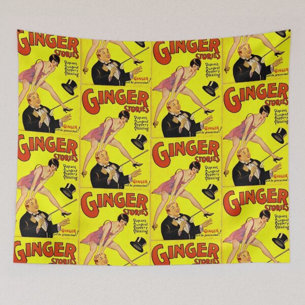 Item preview, Copy of Vintage Ginger Stories magazine cover designed and sold by stevepaint.