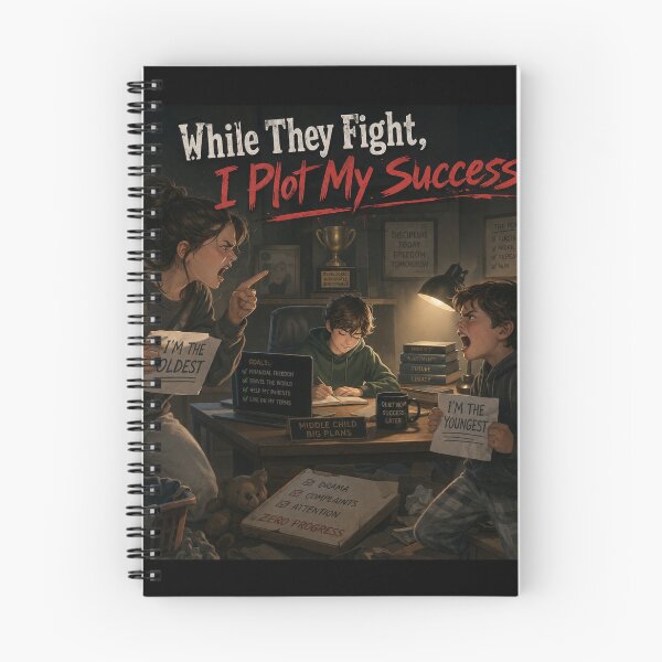 Item preview, While They Fight I Plot My Success Middle Child Ambition Design designed and sold by irfanshikh.
