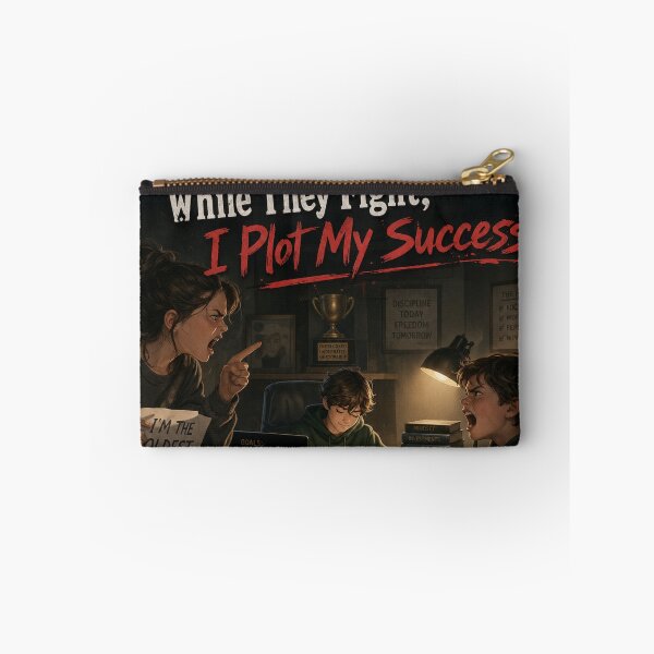 Item preview, While They Fight I Plot My Success Middle Child Ambition Design designed and sold by irfanshikh.
