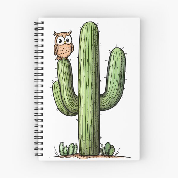 Item preview, Cactus owl designed and sold by ArtfulPlay.