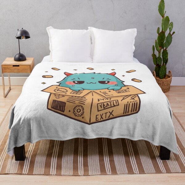 Item preview, Box Monster Sticker | Cute Cardboard Box Creature Kawaii Mascot designed and sold by Stylestickers55.