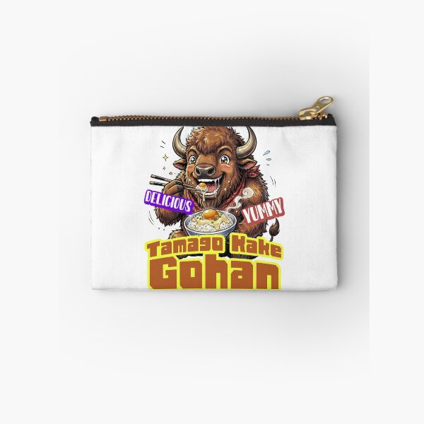 Item preview, Tamago Kake Gohan Happy Bison Anime Style -TKG yummy- designed and sold by LOVEARTDESIGN.