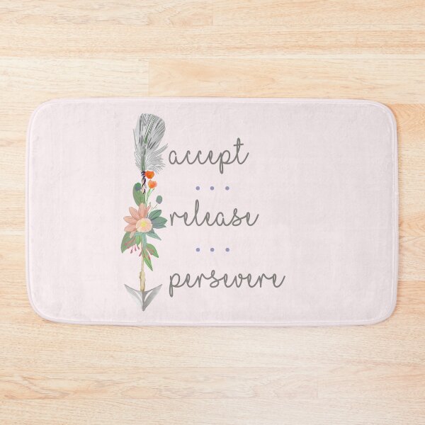 Item preview, Accept, Release & Persevere Down Arrow designed and sold by TheThankfulTyne.