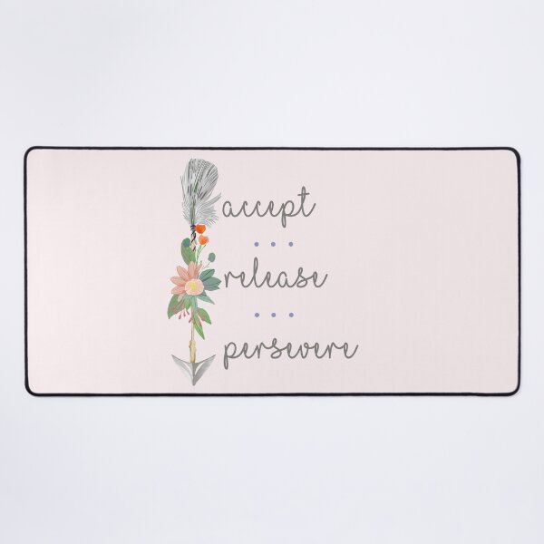Item preview, Accept, Release & Persevere Down Arrow designed and sold by TheThankfulTyne.
