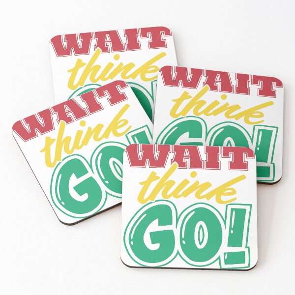 Item preview, Words - Wait, Think, Go! designed and sold by r4dicaldreamer.