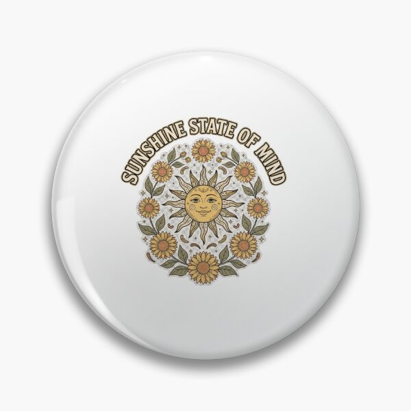 Item preview, Sunshine State of Mind Vintage Sunflower Design designed and sold by GoofyShopp.