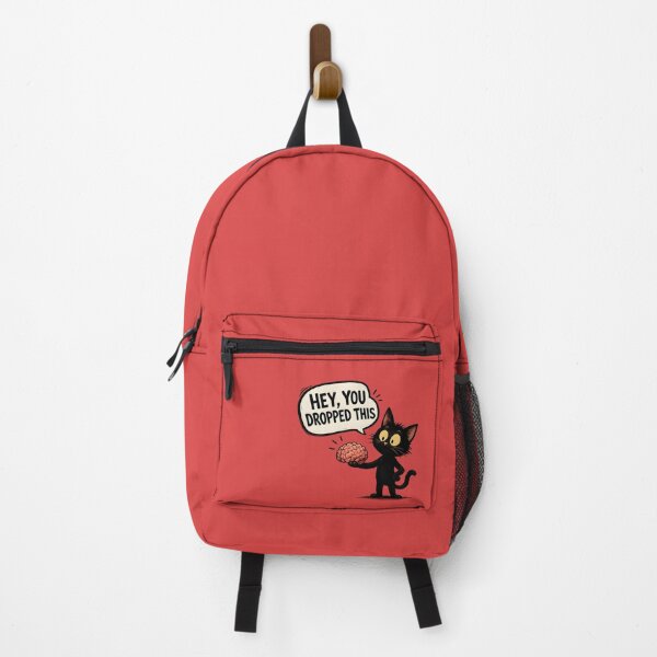 Item preview, Hey You Dropped This – Funny Brain Cat designed and sold by KawaiiOrbit.