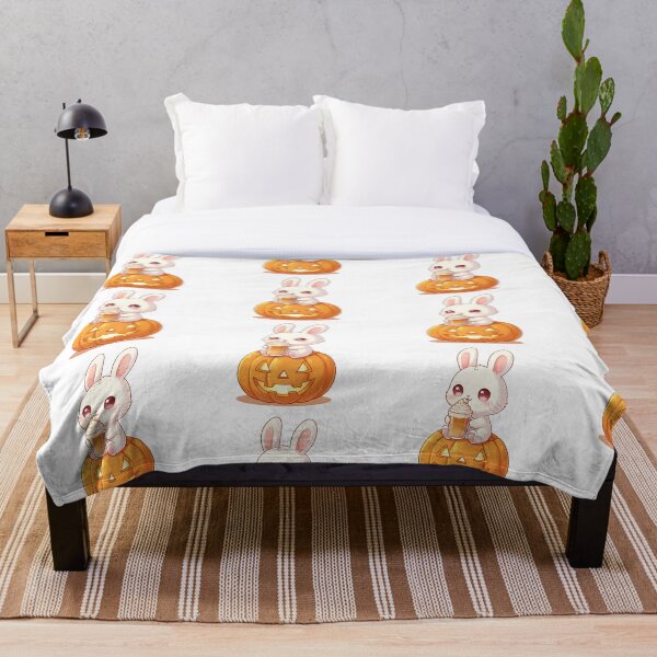 Aperçu de l'œuvre Lapin amateur de Pumpkin Spice Latte | Automne mignon et douillet créée et vendue par OhUTees.