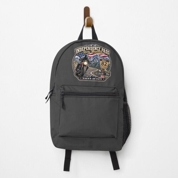 Item preview, Independence Pass Colorado Rocky Mountains Motorcycle Sticker TShirt 04 designed and sold by OuterShellUK.