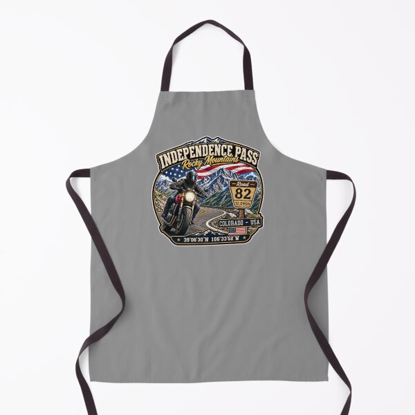 Item preview, Independence Pass Colorado Rocky Mountains Motorcycle Sticker TShirt 04 designed and sold by OuterShellUK.