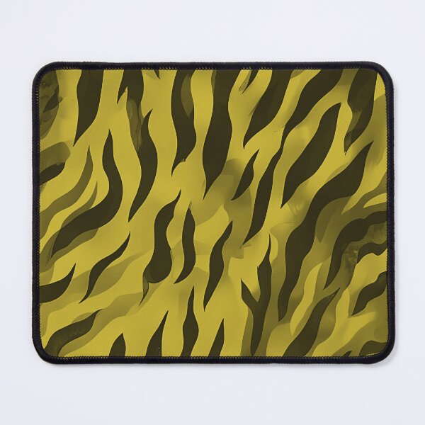 Item preview, Golden Yellow Zebra Print Pattern designed and sold by MamaHome.