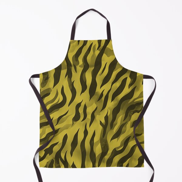 Item preview, Golden Yellow Zebra Print Pattern designed and sold by MamaHome.