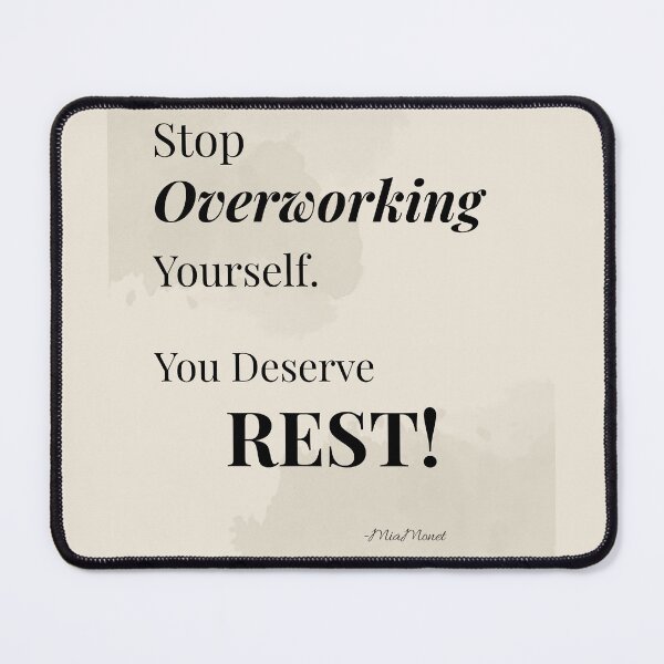 Item preview, You Deserve Rest! | Minimalist Typography Art designed and sold by Timia Williams.