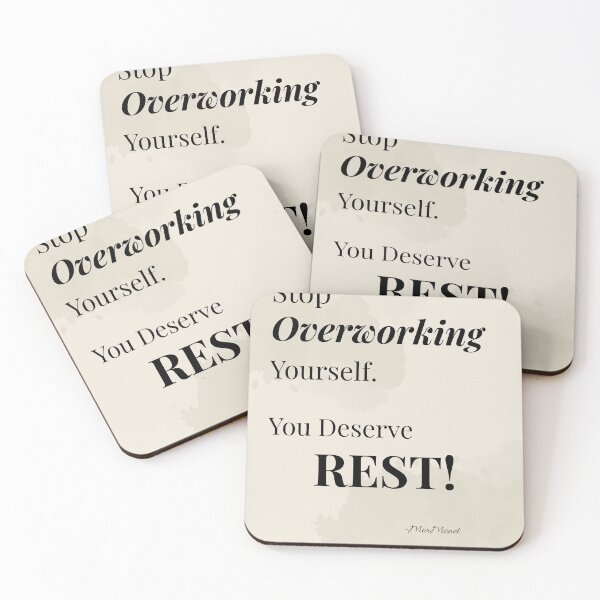 Item preview, You Deserve Rest! | Minimalist Typography Art designed and sold by Timia Williams.