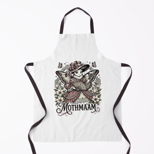 Item preview, Mothma'am Funny Moth Pun Cute Cottagecore Gothic Retro Design designed and sold by get55shirt.