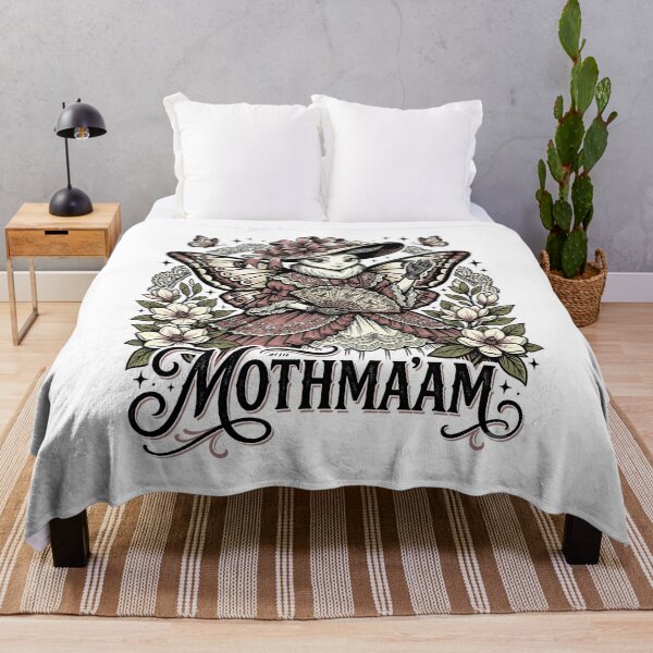 Item preview, Mothma'am Funny Moth Pun Cute Cottagecore Gothic Retro Design designed and sold by get55shirt.