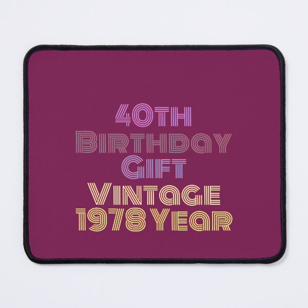 Item preview, 40th Birthday Gift Vintage 1978 Year designed and sold by MaurapofShopus.