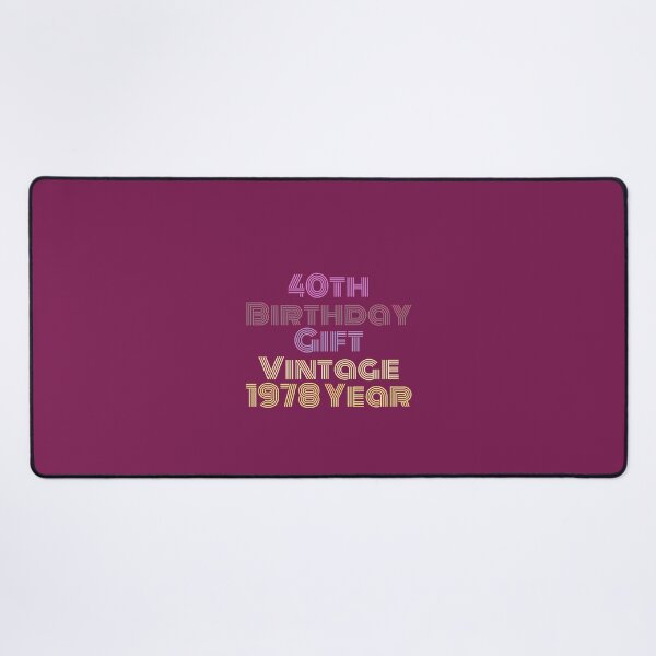 Item preview, 40th Birthday Gift Vintage 1978 Year designed and sold by MaurapofShopus.
