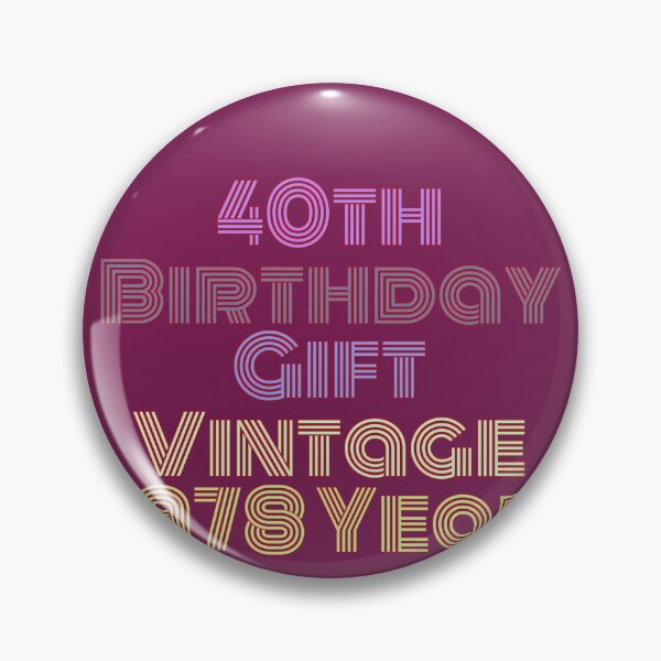 Item preview, 40th Birthday Gift Vintage 1978 Year designed and sold by MaurapofShopus.