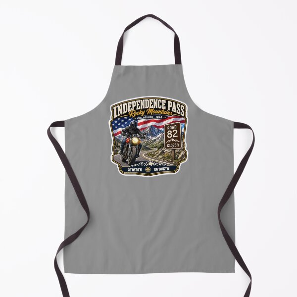 Item preview, Independence Pass Colorado Rocky Mountains Motorcycle Sticker TShirt 05 designed and sold by OuterShellUK.