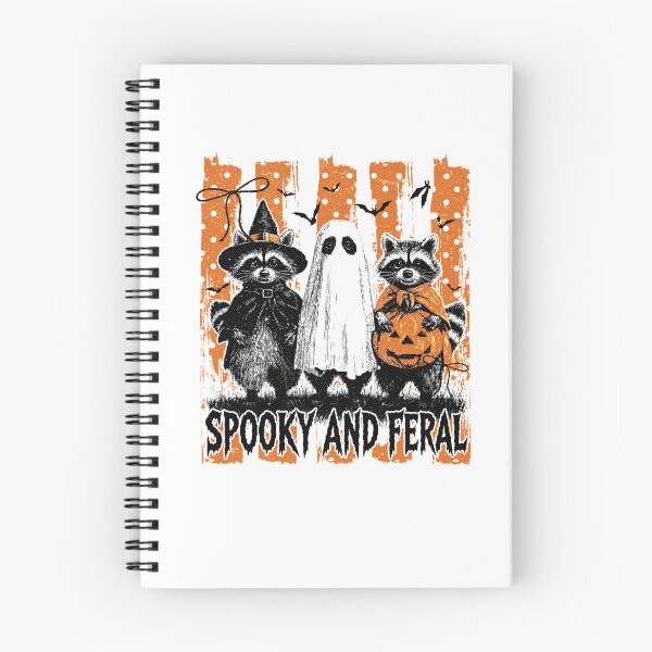Item preview, Spooky And Feral Raccoon Ghost Halloween Crew designed and sold by margamPagenberg.