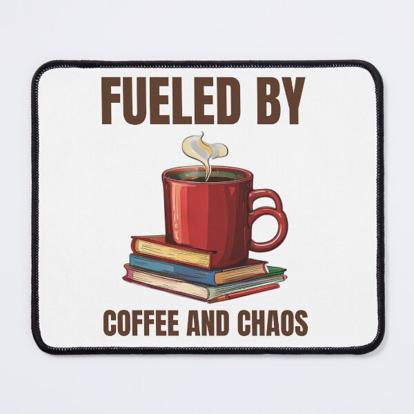 Item preview, Fueled By Coffee And Chaos Teacher designed and sold by DreamDesignWear.