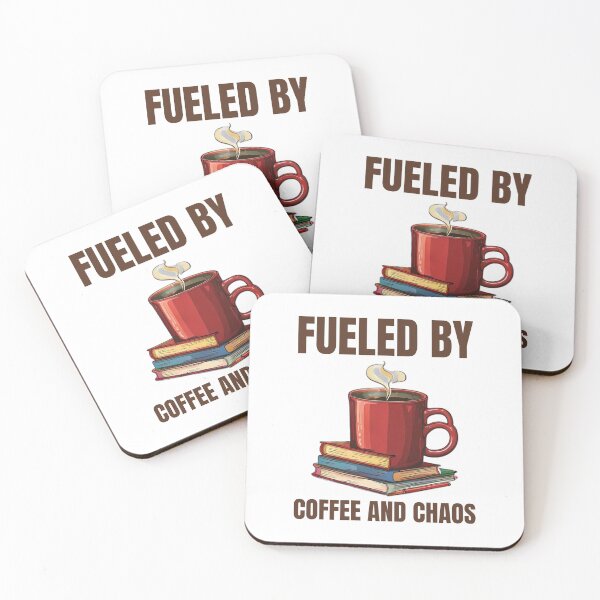 Item preview, Fueled By Coffee And Chaos Teacher designed and sold by DreamDesignWear.