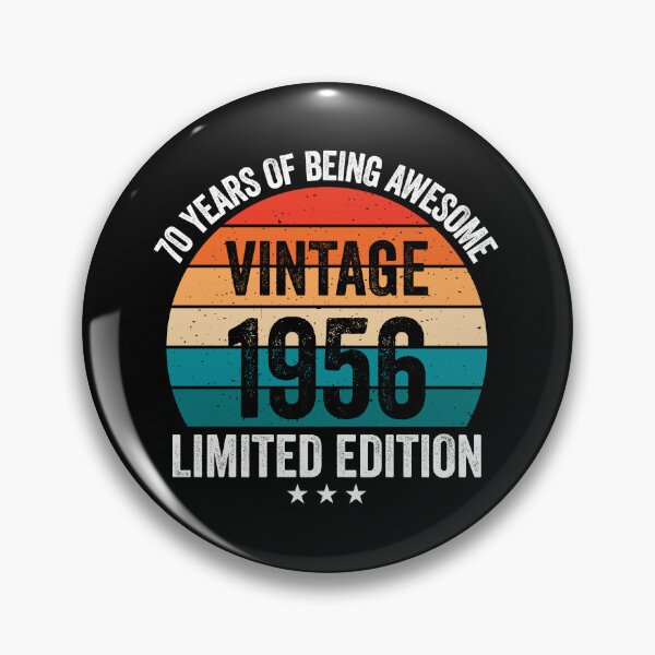 Item preview, Vintage 1956 70 Years Of Being Awesome 70th Birthday Retro Sunset designed and sold by IsDesignHub.