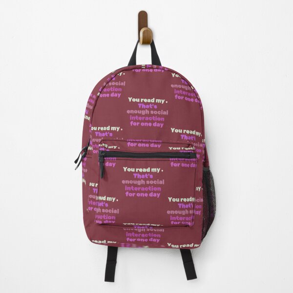 Item preview, You read my Thats enough social interaction for one day designed and sold by PuglieseygrDesi.