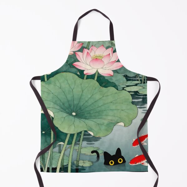 Item preview, Cat Print Koson Lotus designed and sold by PurrfectHome.