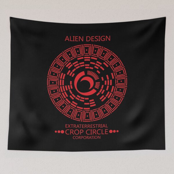 Item preview, Extraterrestrial Crop Circle Corporation Alien Design 132 designed and sold by MagicEyesOnly.
