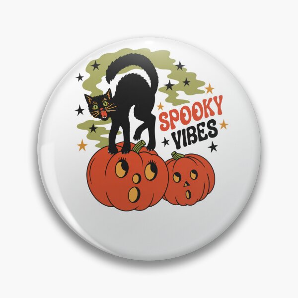 Item preview, Spooky Vibes Black Cat Pumpkin Halloween designed and sold by margamPagenberg.