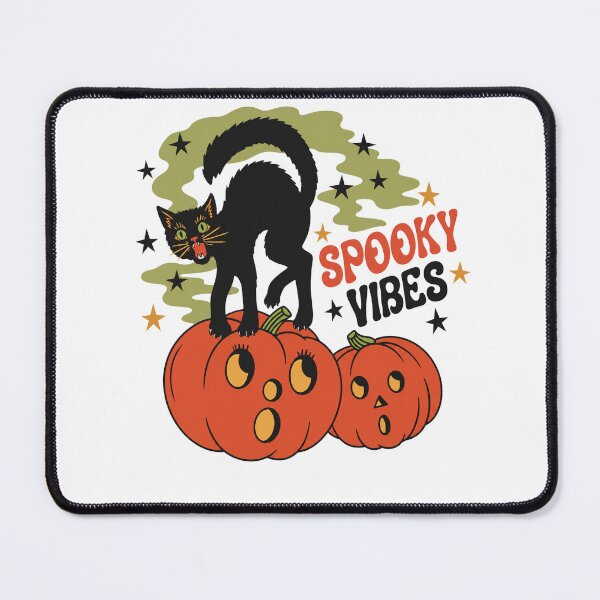 Item preview, Spooky Vibes Black Cat Pumpkin Halloween designed and sold by margamPagenberg.