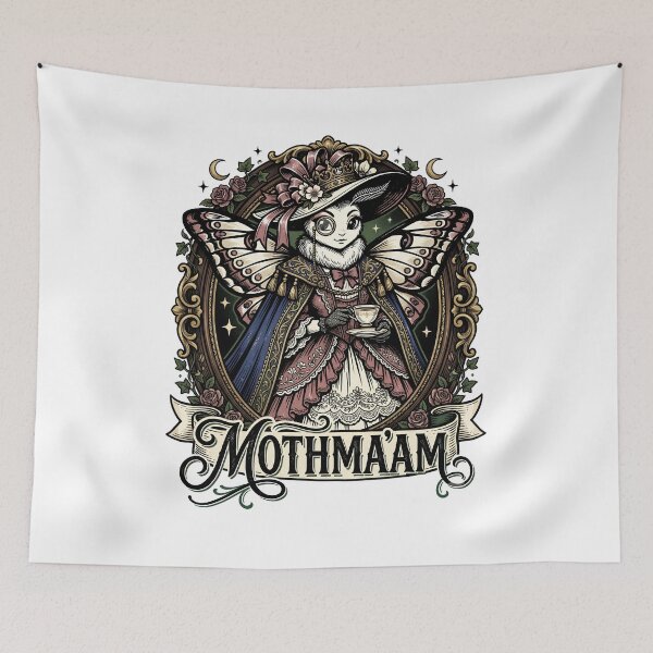 Item preview, Mothma'am Funny Moth Lover Retro Insect Pun Nature Design designed and sold by get55shirt.