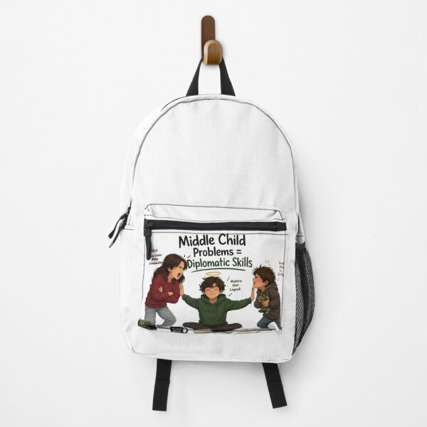 Item preview, Middle Child Problems Diplomatic Skills Funny Sibling Mediator Design designed and sold by irfanshikh.