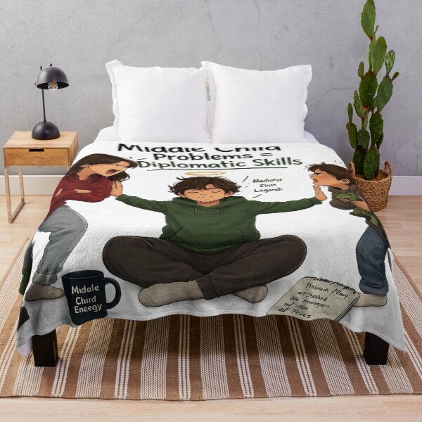 Item preview, Middle Child Problems Diplomatic Skills Funny Sibling Mediator Design designed and sold by irfanshikh.