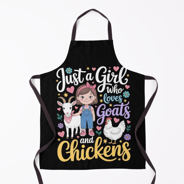 Item preview, Just a Girl Who Loves Goats and Chickens designed and sold by jkrphoto.