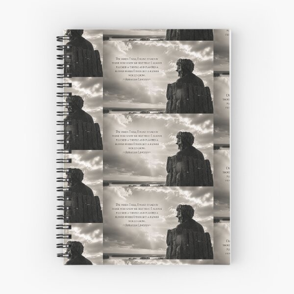 Item preview, Where a Flower Would Grow – Abraham Lincoln Quote designed and sold by Kimberly Palmer.