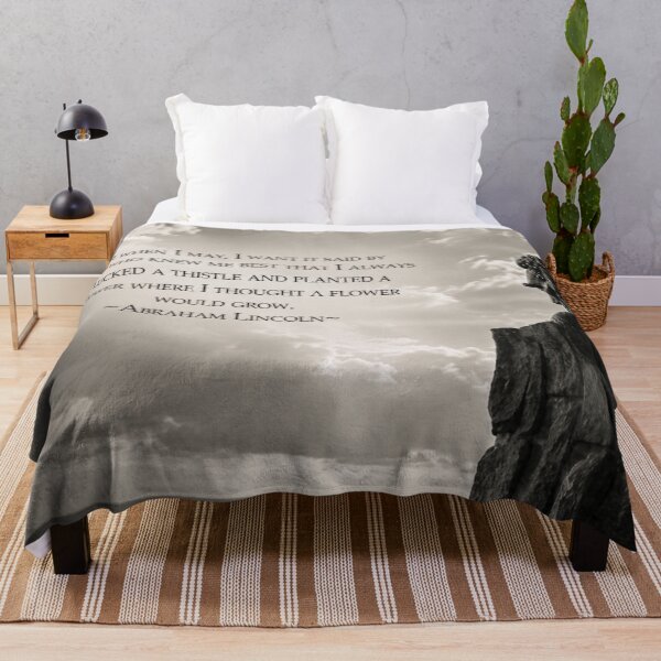 Item preview, Where a Flower Would Grow – Abraham Lincoln Quote designed and sold by Kimberly Palmer.