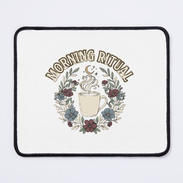 Item preview, Morning Ritual Vintage Coffee Floral Design designed and sold by GoofyShopp.