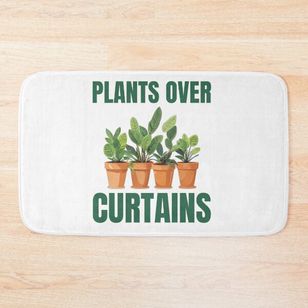 Item preview, Plants Over Curtains Houseplant Window Humor designed and sold by DreamDesignWear.