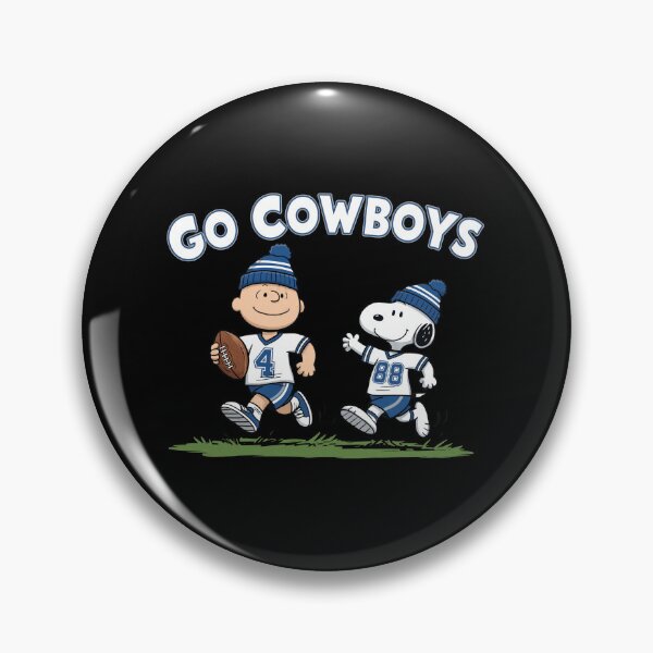 Item preview, Charlie Brown Snoopy Go Cowboys Football designed and sold by kayeufriday.