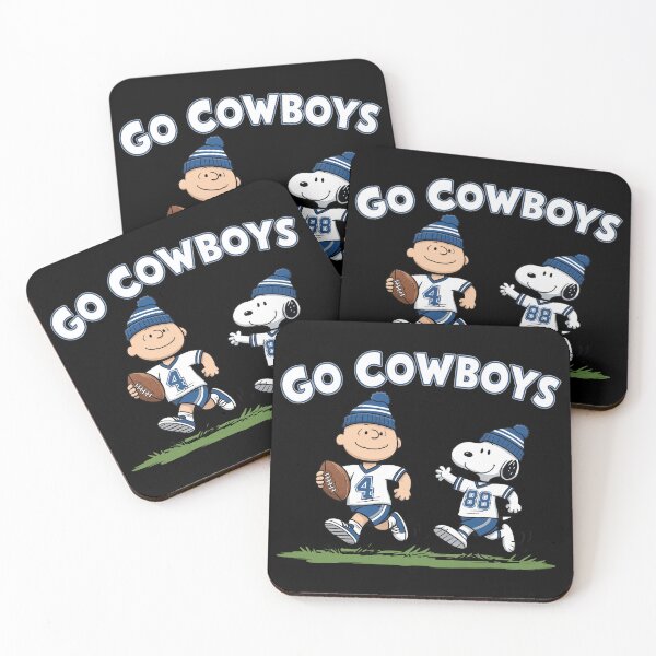 Item preview, Charlie Brown Snoopy Go Cowboys Football designed and sold by kayeufriday.