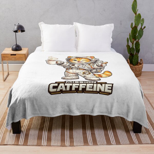 Item preview, Mission Catffeine | Cute Astronaut Cat Coffee Lover Space Illustration designed and sold by Jaani-T.