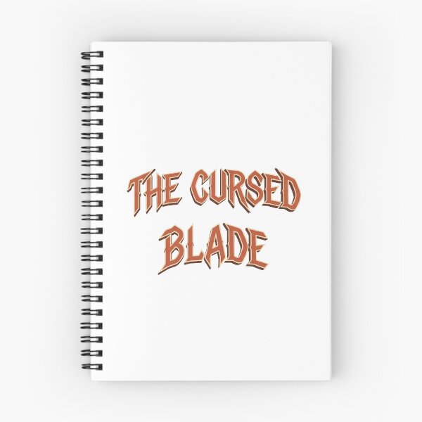 Item preview, The Cursed Blade - Dark Fantasy Typography RPG Graphic designed and sold by Dzblack.