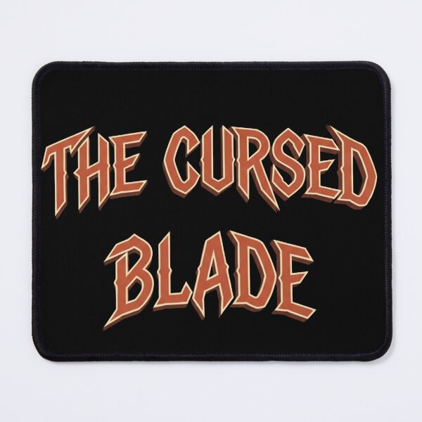Item preview, The Cursed Blade - Dark Fantasy Typography RPG Graphic designed and sold by Dzblack.
