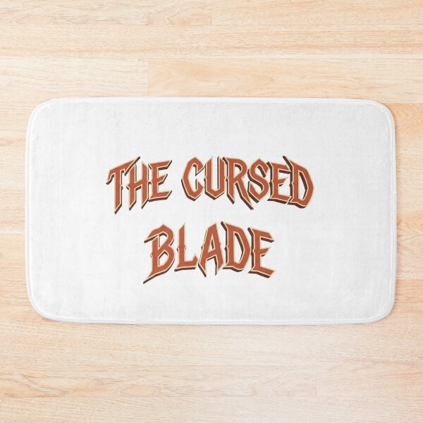 Item preview, The Cursed Blade - Dark Fantasy Typography RPG Graphic designed and sold by Dzblack.