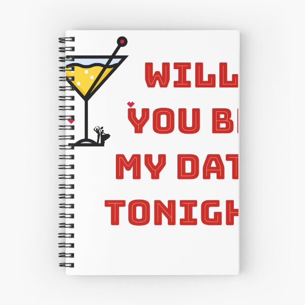 Item preview, Will You Be My Date Tonight - Retro Cocktail Date Night designed and sold by Jomsunshine.