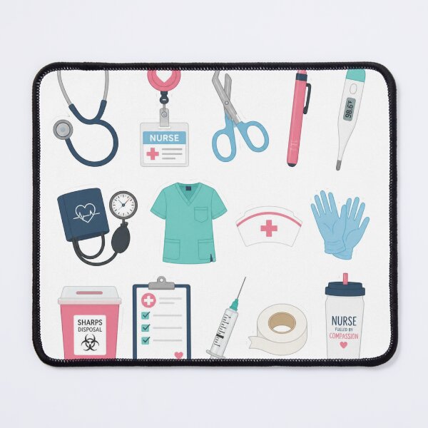 Item preview, Nurse Medical Icons Collection | Healthcare Equipment Clipart designed and sold by A to Z.